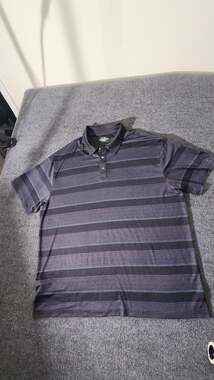 Ben Hogan Performance Men's 2XL Striped Short Sleeve Golf Polo Shirt
